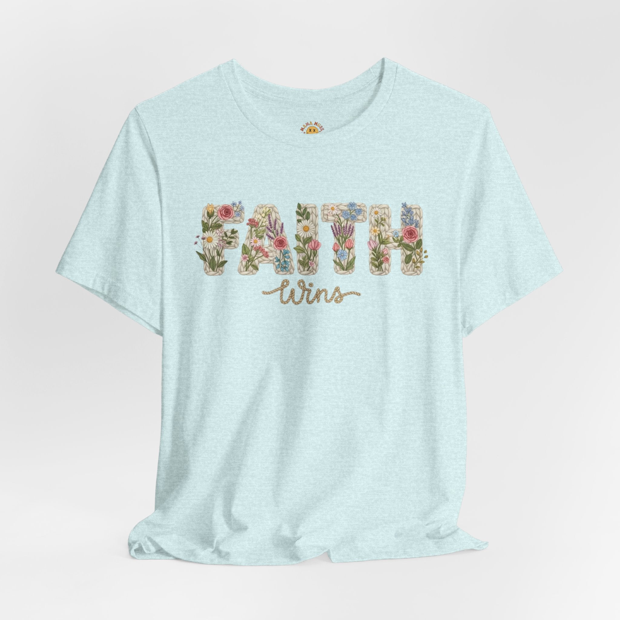 Faith Wins Floral Tee