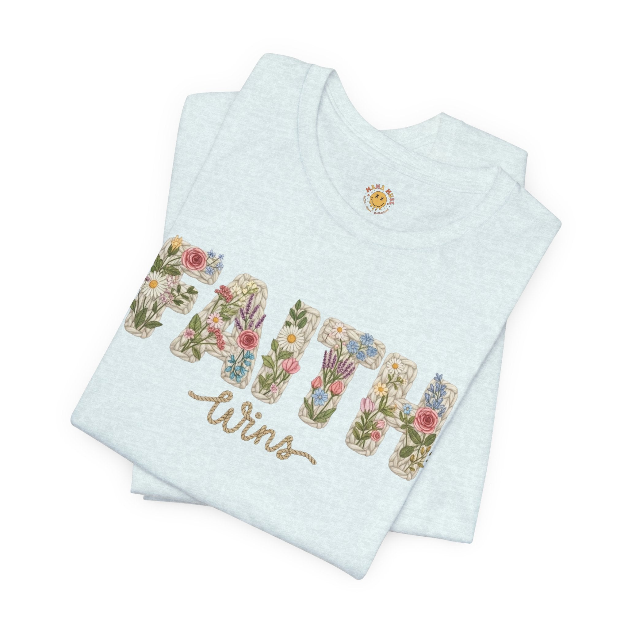 Faith Wins Floral Tee