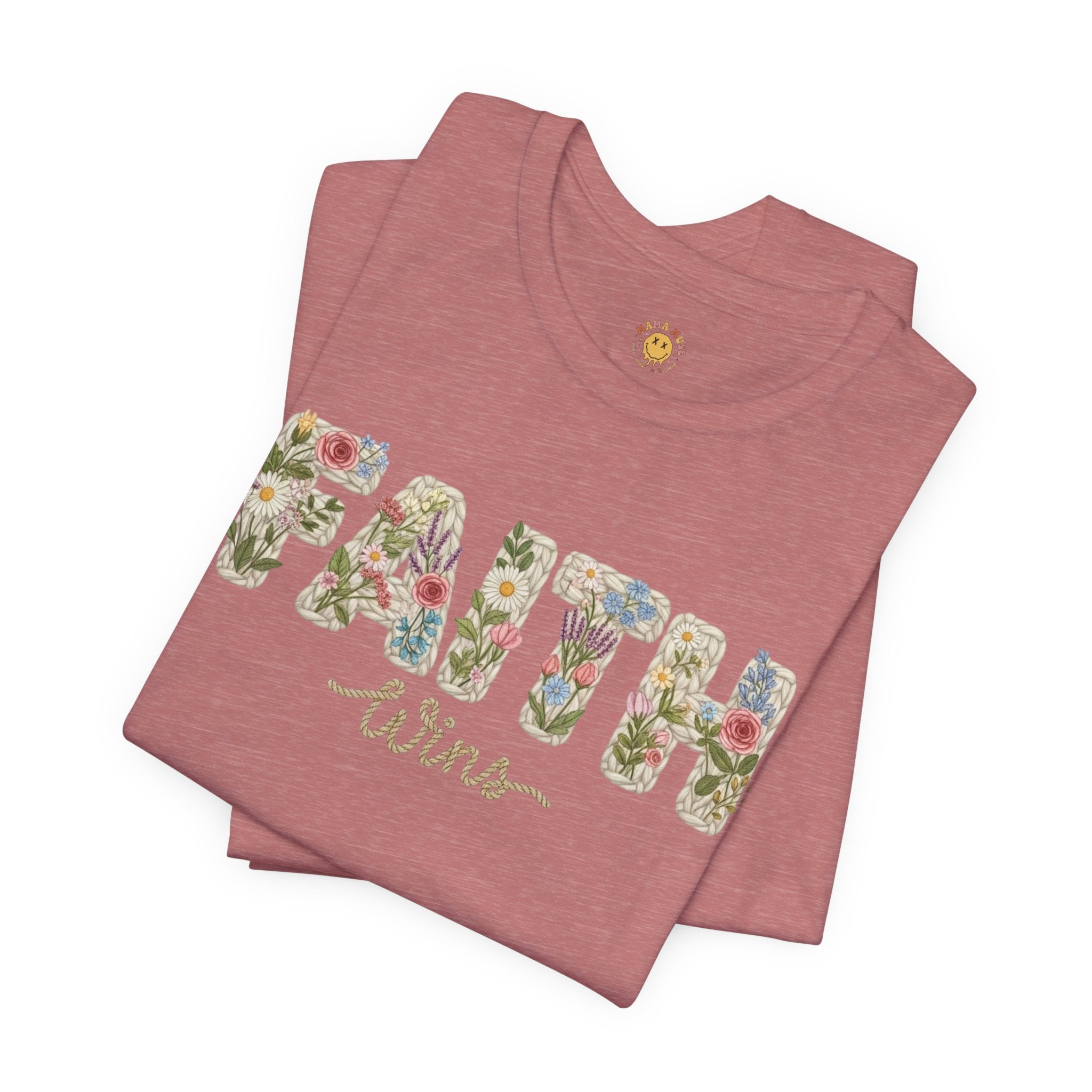 Faith Wins Floral Tee