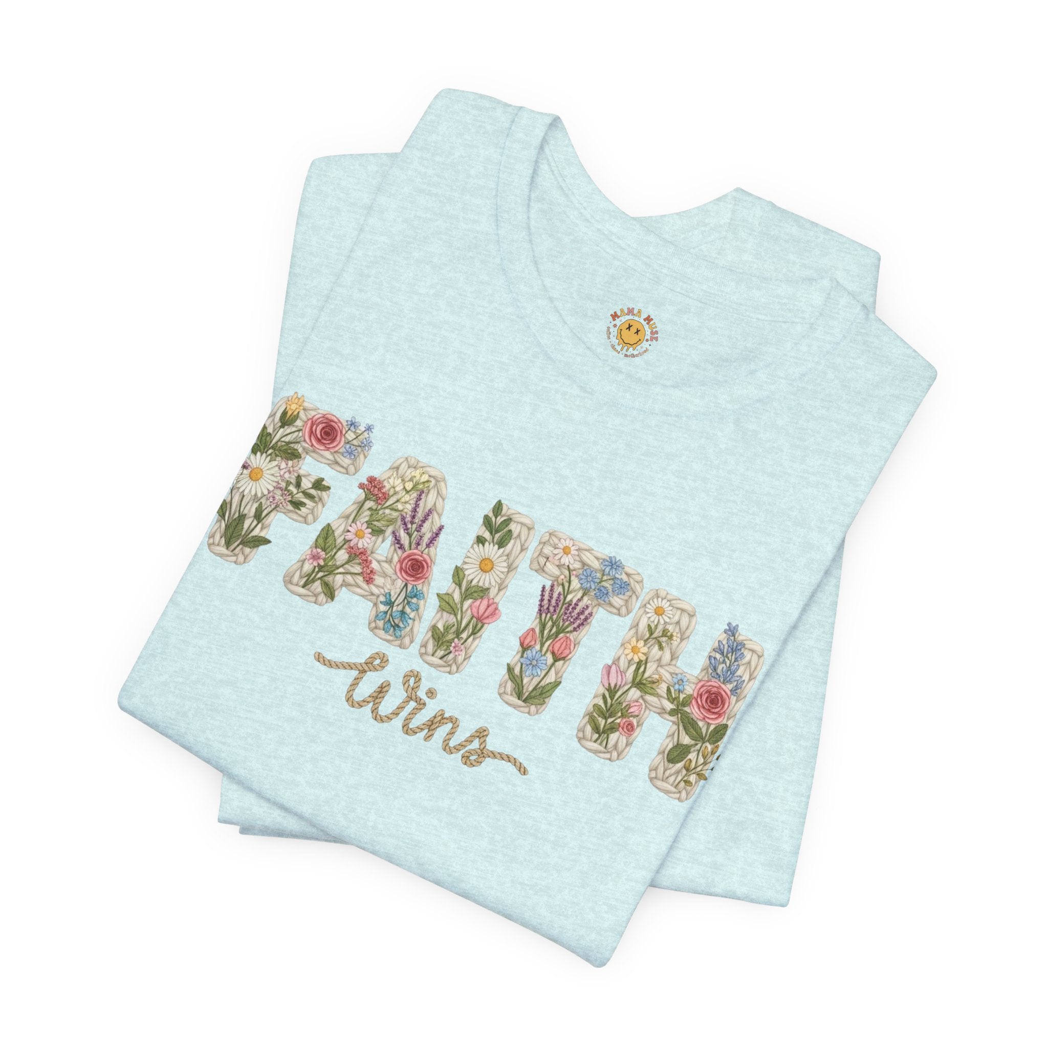 Faith Wins Floral Tee