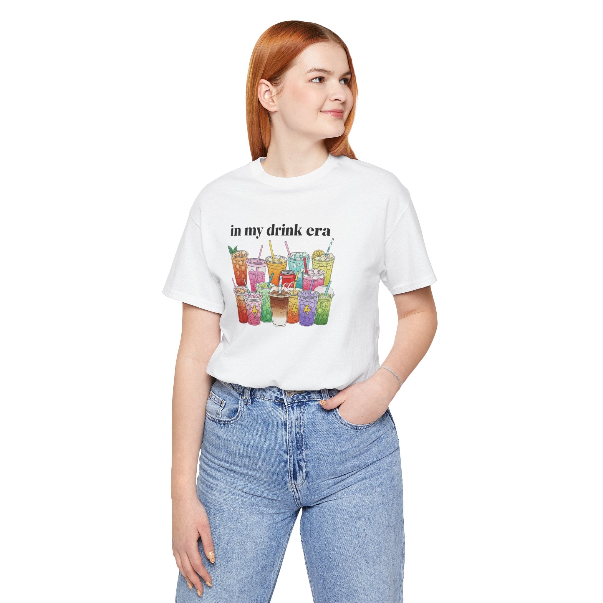 Drink Era T-Shirt — "in my drink era" Colorful Beverage Graphic Tee