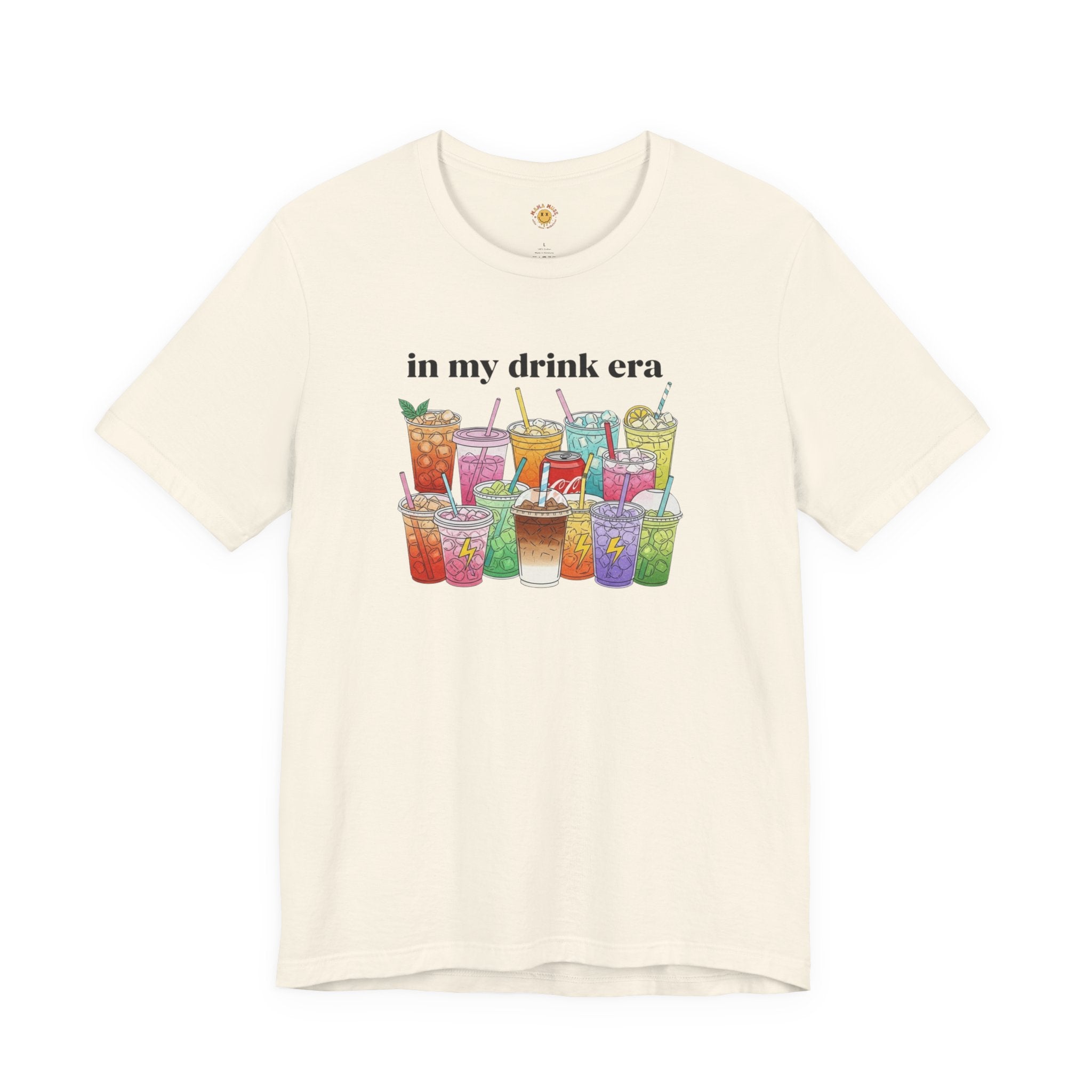Drink Era T-Shirt — "in my drink era" Colorful Beverage Graphic Tee