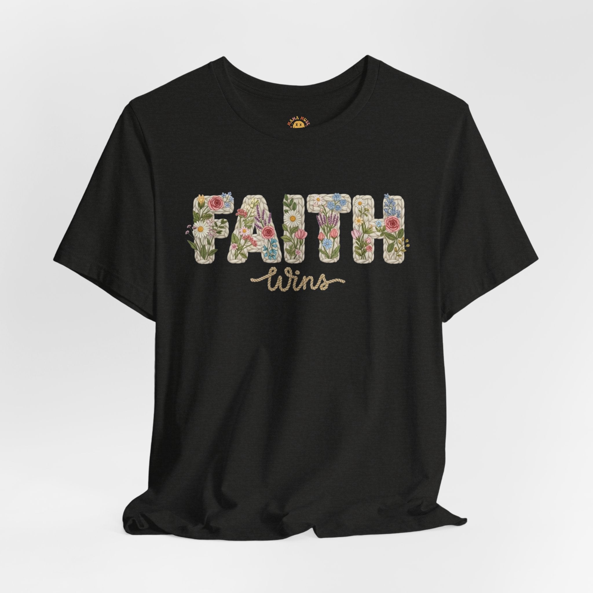 Faith Wins Floral Tee