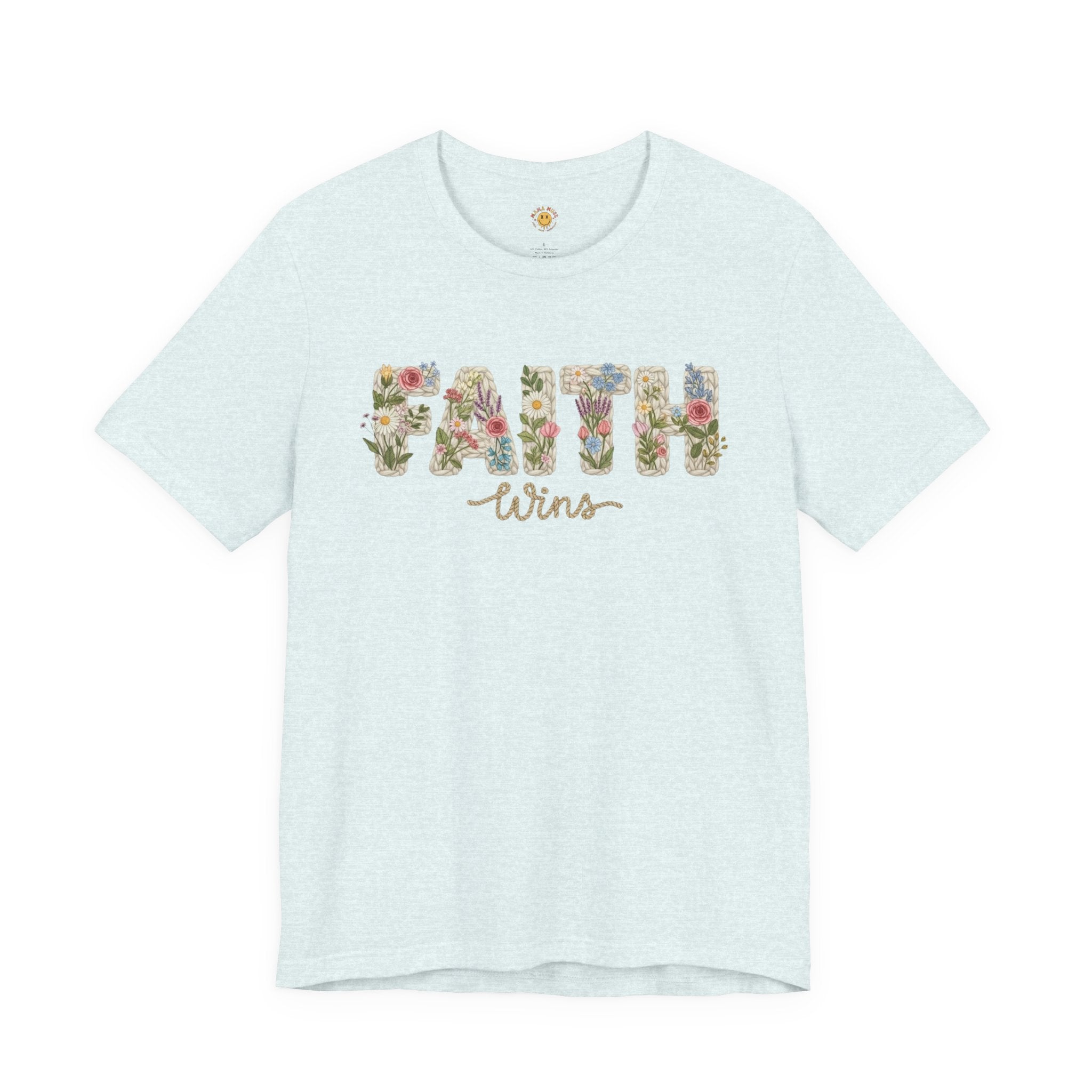 Faith Wins Floral Tee