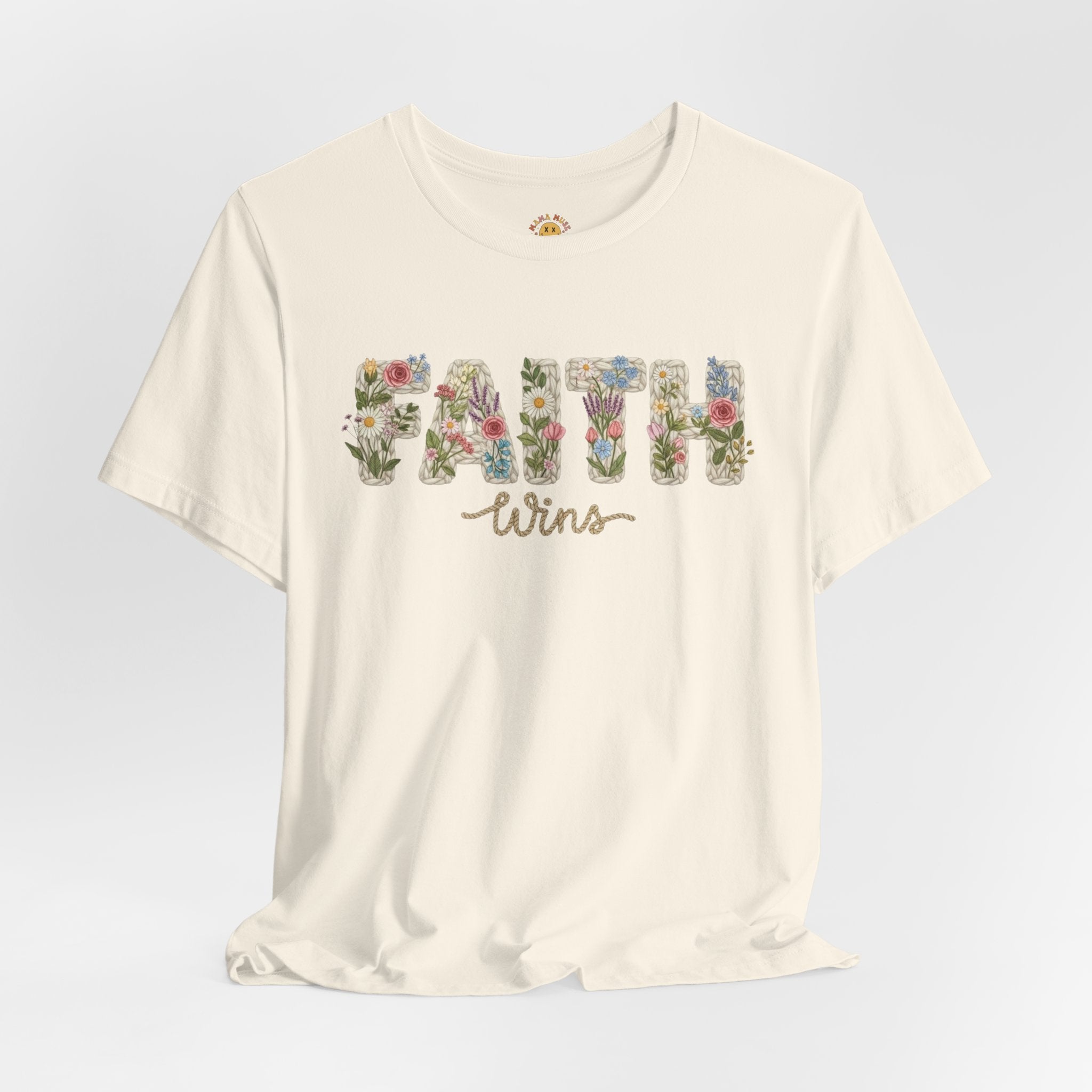 Faith Wins Floral Tee