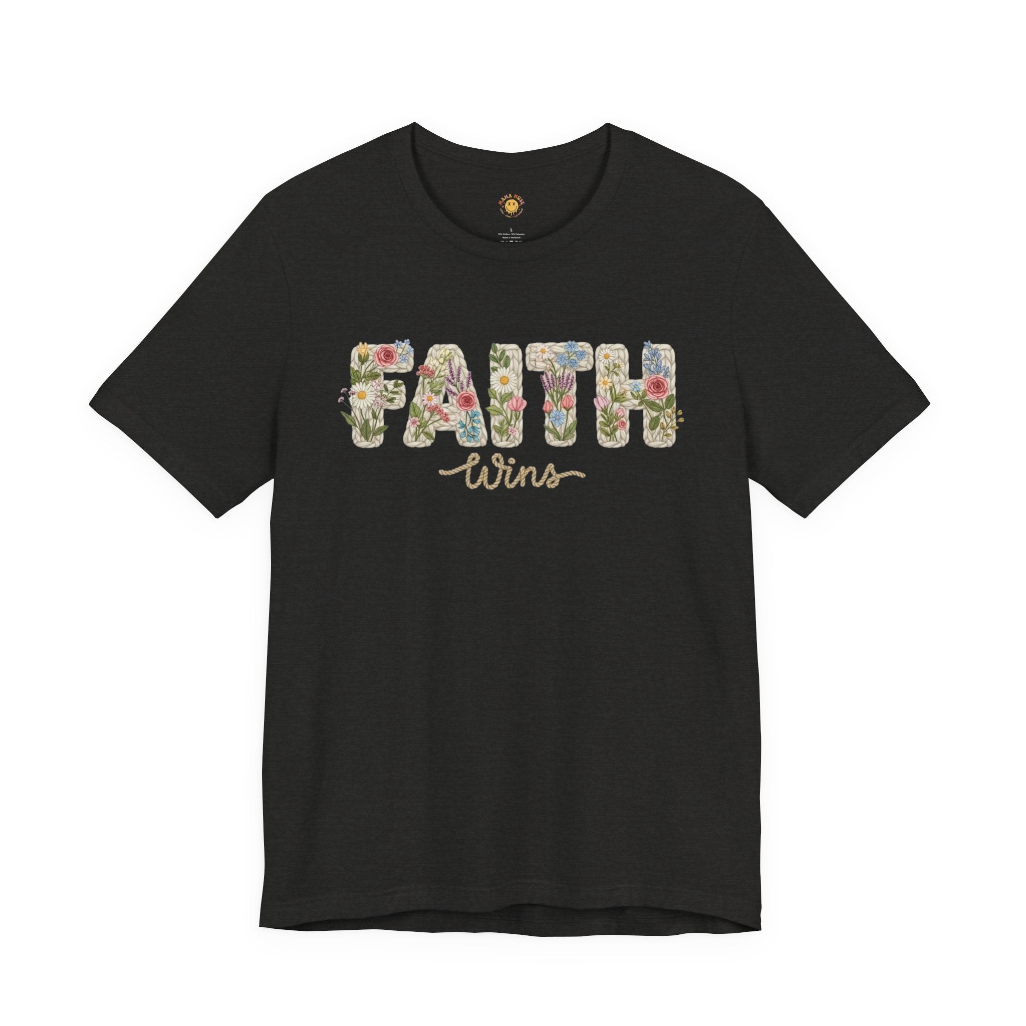 Faith Wins Floral Tee