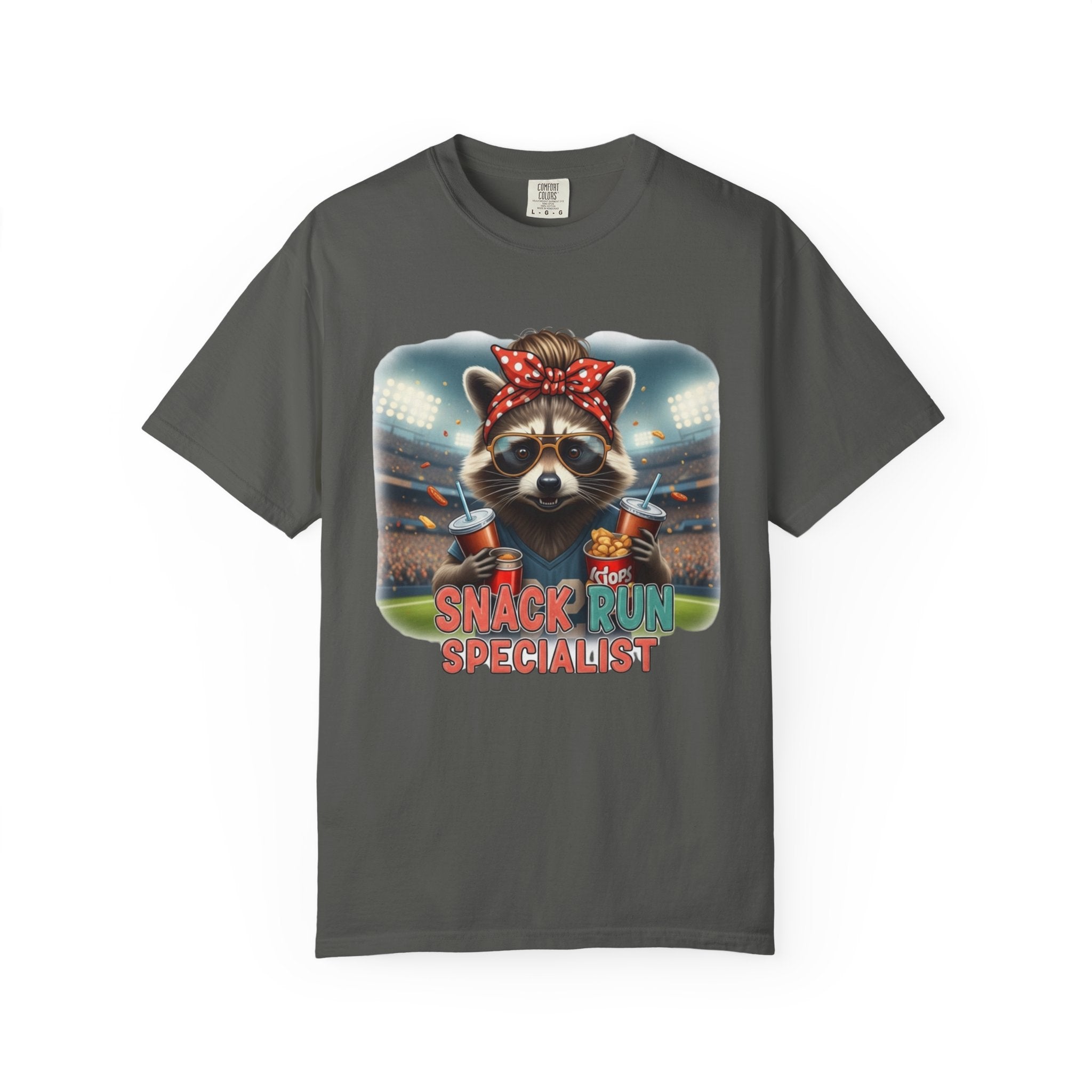 Snack Run Specialist Mom T-Shirt — Baseball Game Graphic Tee