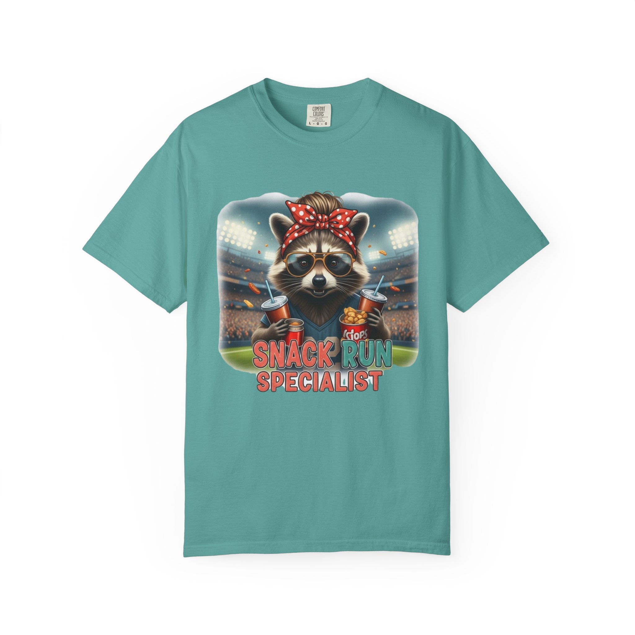Snack Run Specialist Mom T-Shirt — Baseball Game Graphic Tee