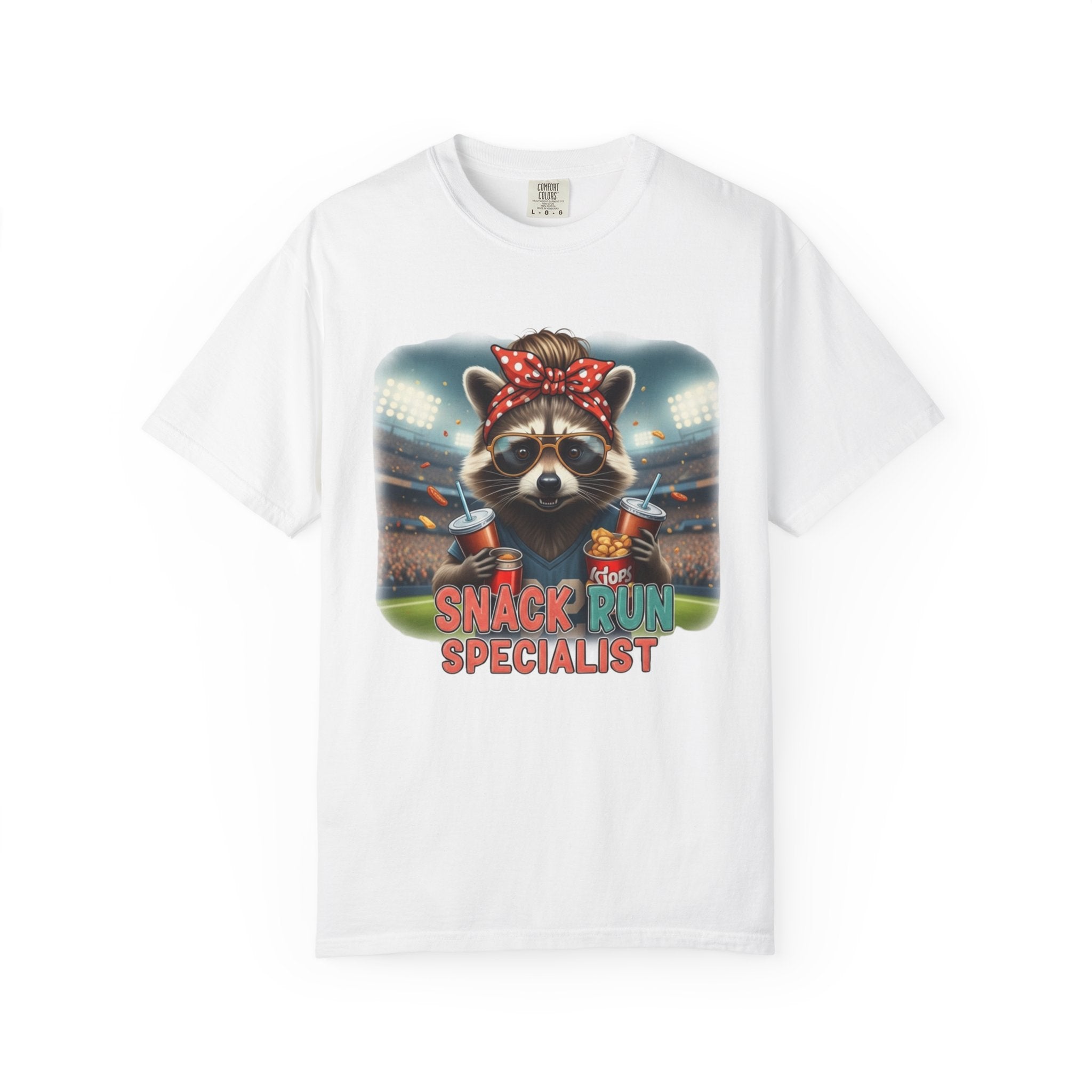 Snack Run Specialist Mom T-Shirt — Baseball Game Graphic Tee