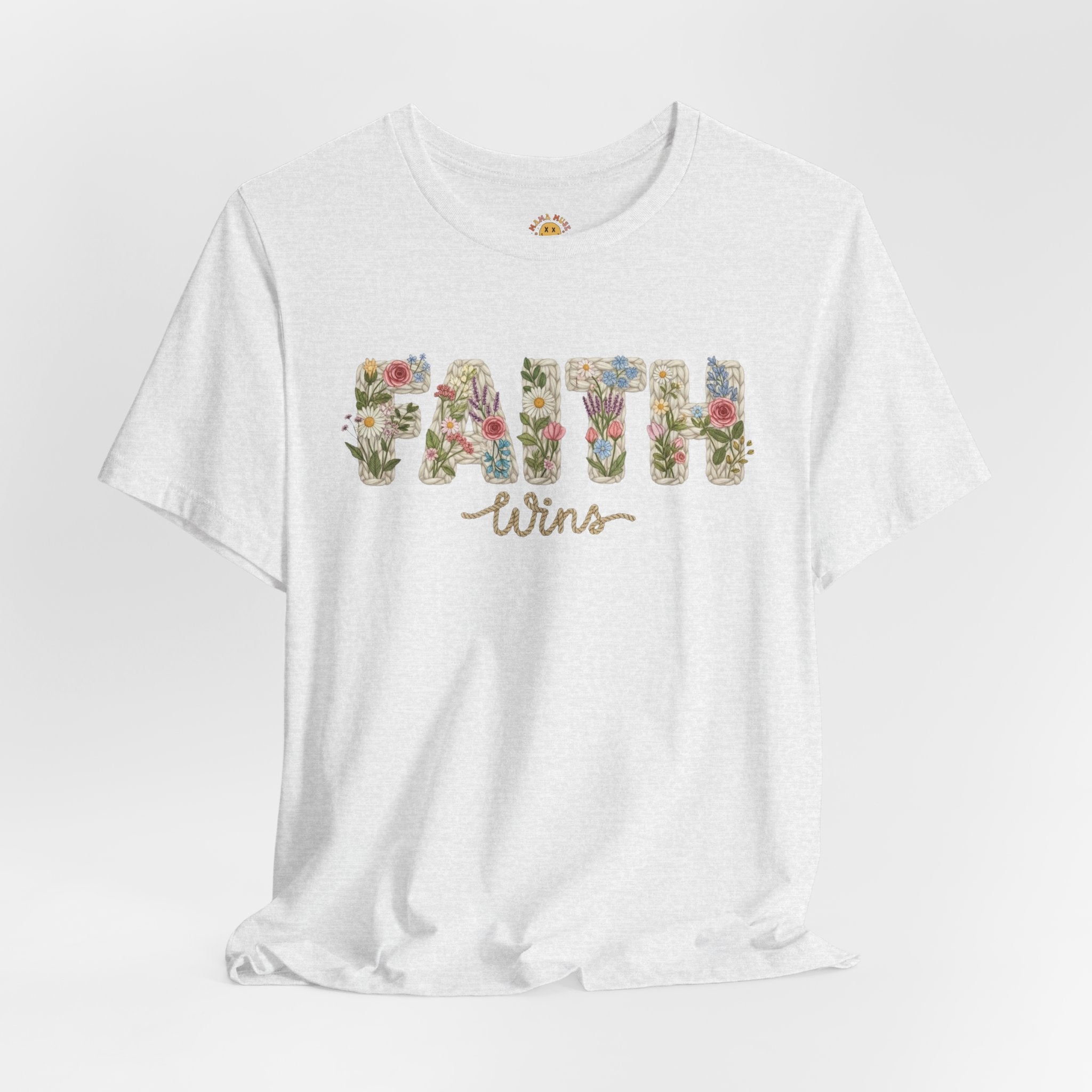 Faith Wins Floral Tee