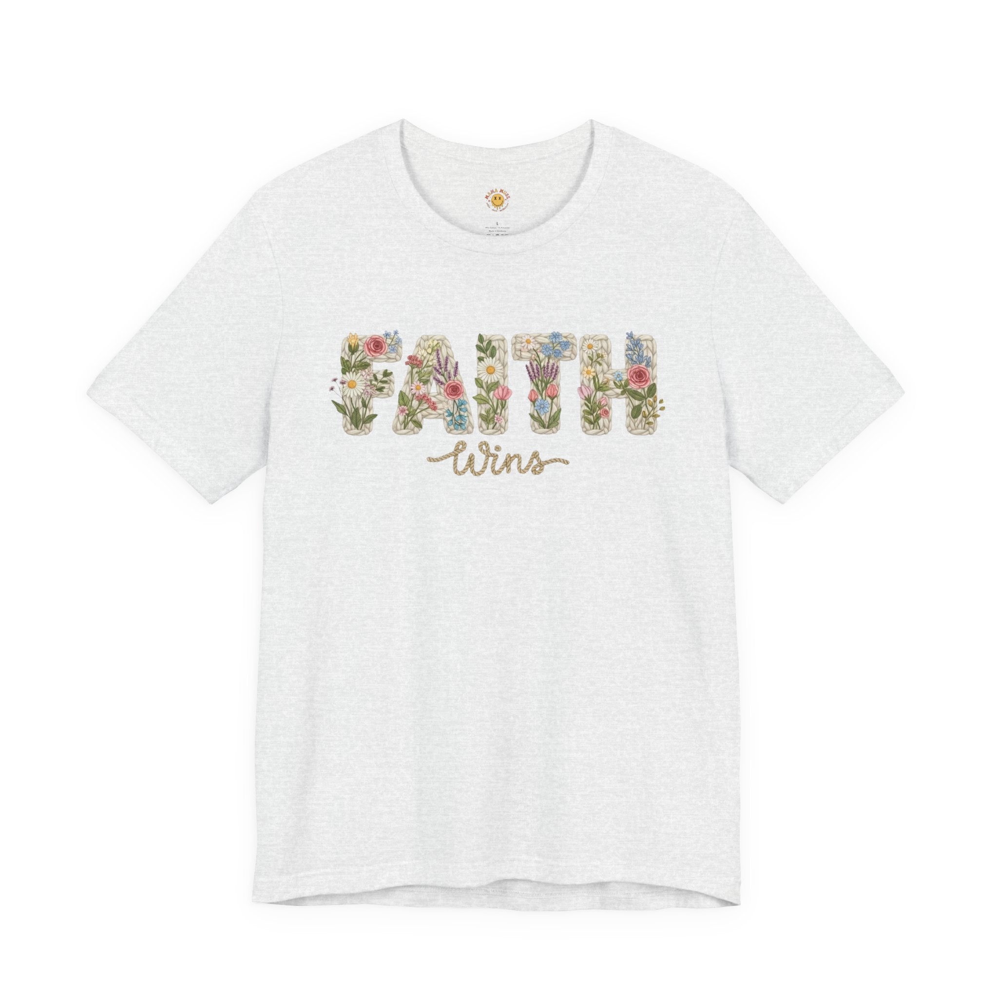 Faith Wins Floral Tee
