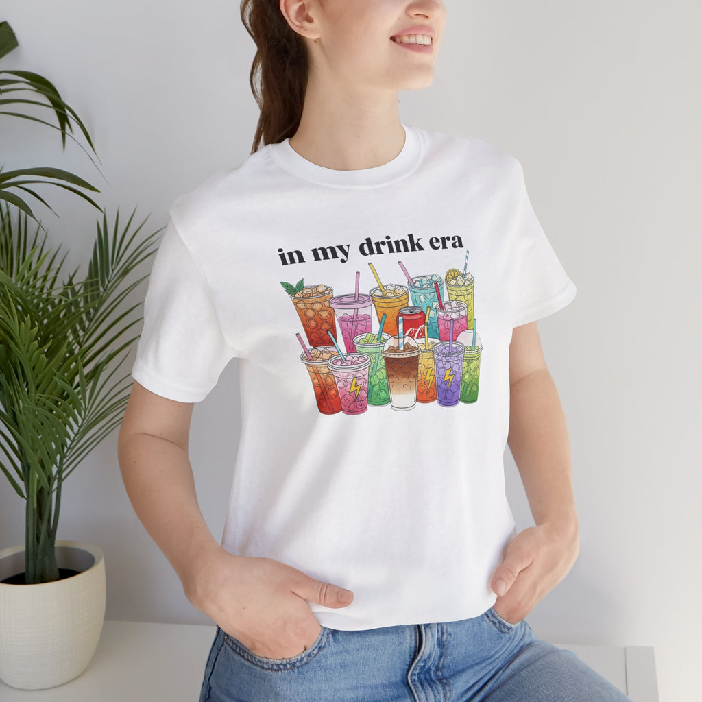 Drink Era T-Shirt — "in my drink era" Colorful Beverage Graphic Tee