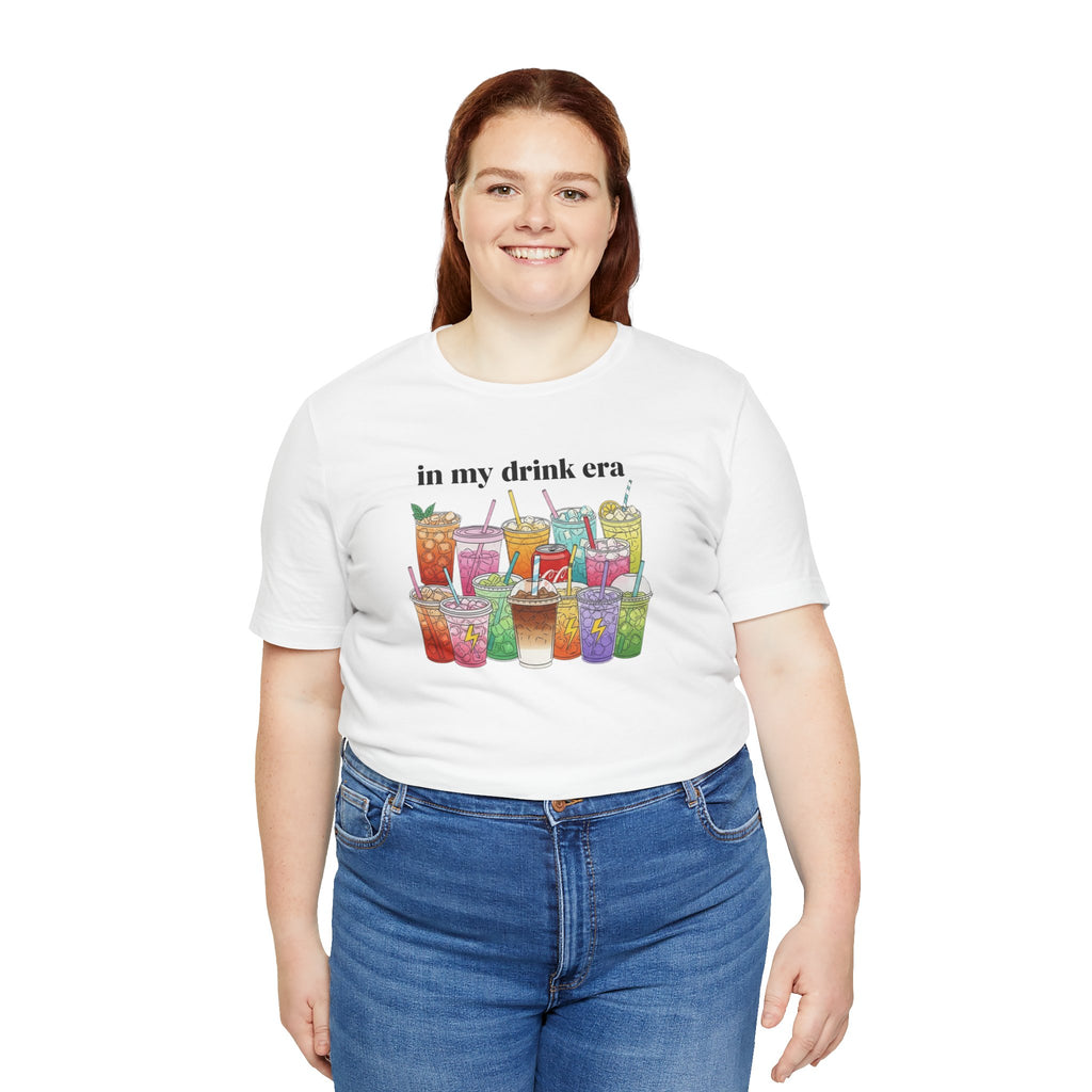 Drink Era T-Shirt — "in my drink era" Colorful Beverage Graphic Tee
