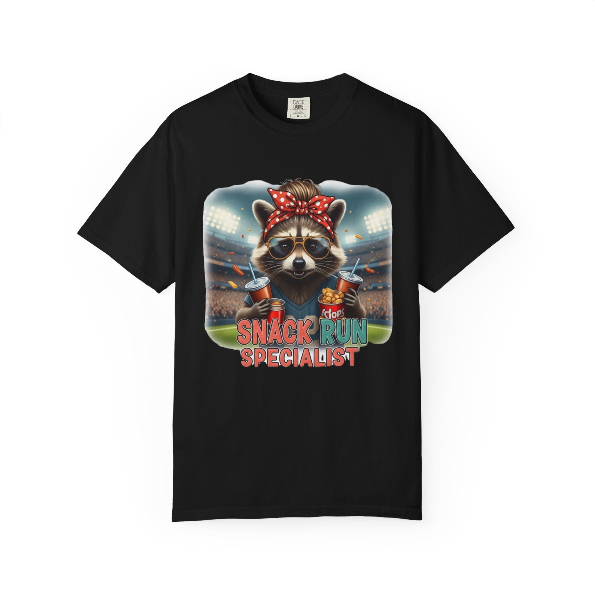 Snack Run Specialist Mom T-Shirt — Baseball Game Graphic Tee