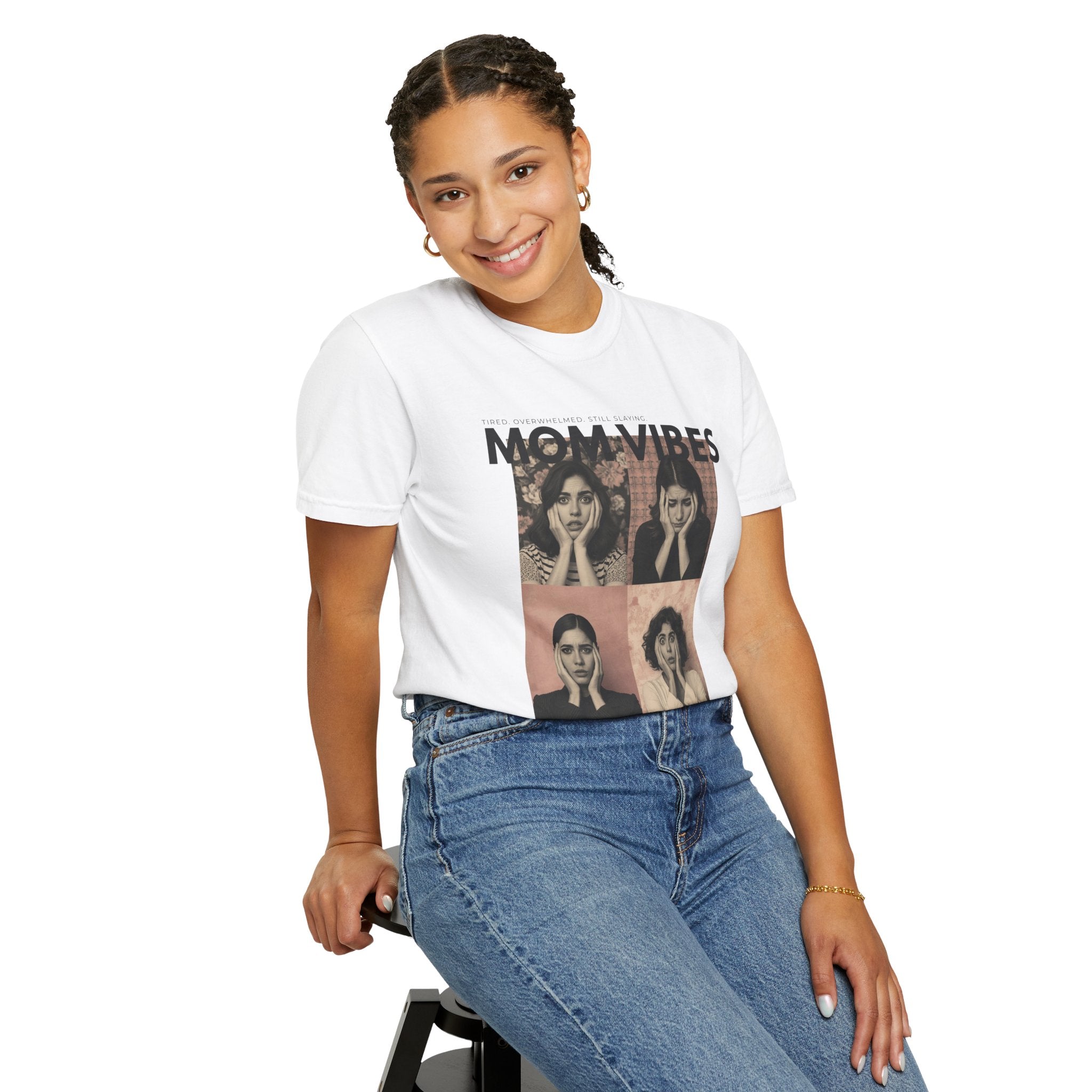 Mom Vibes Vintage Photo Tee