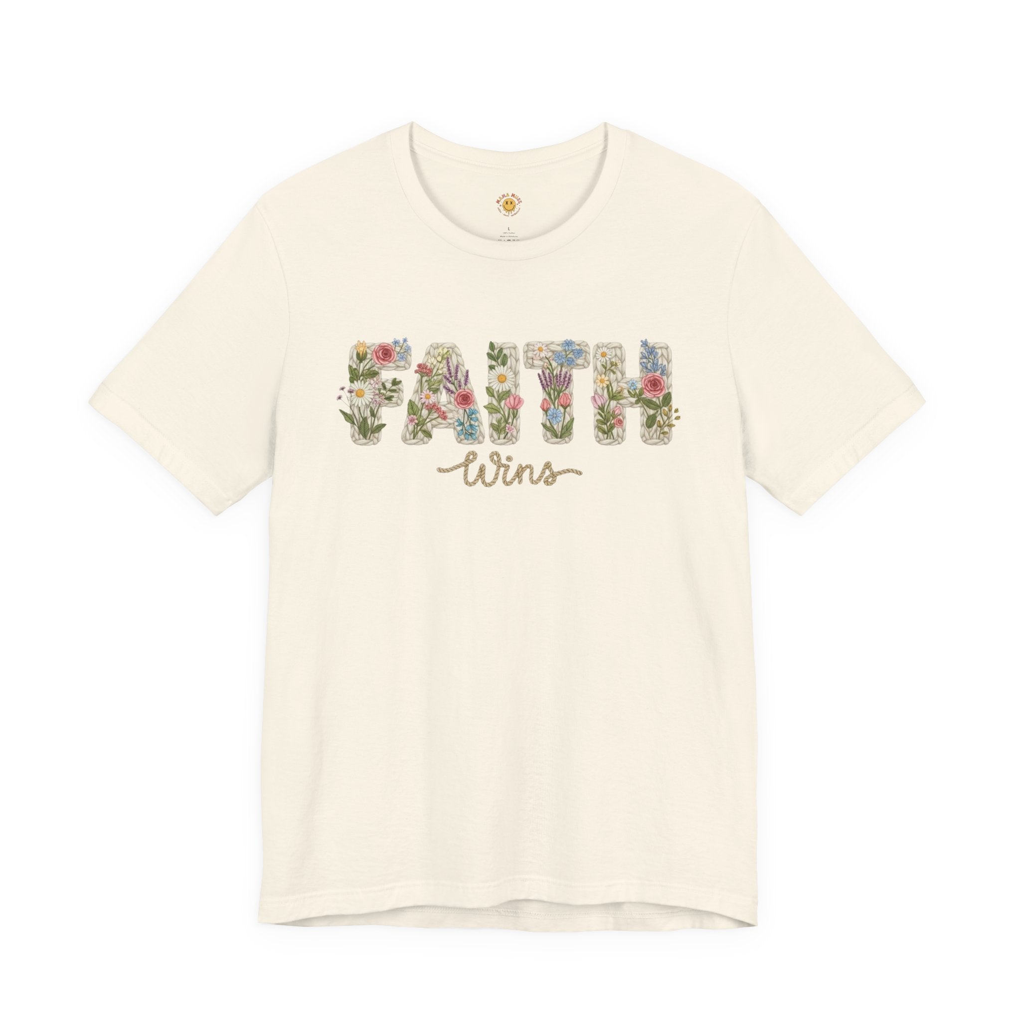 Faith Wins Floral Tee