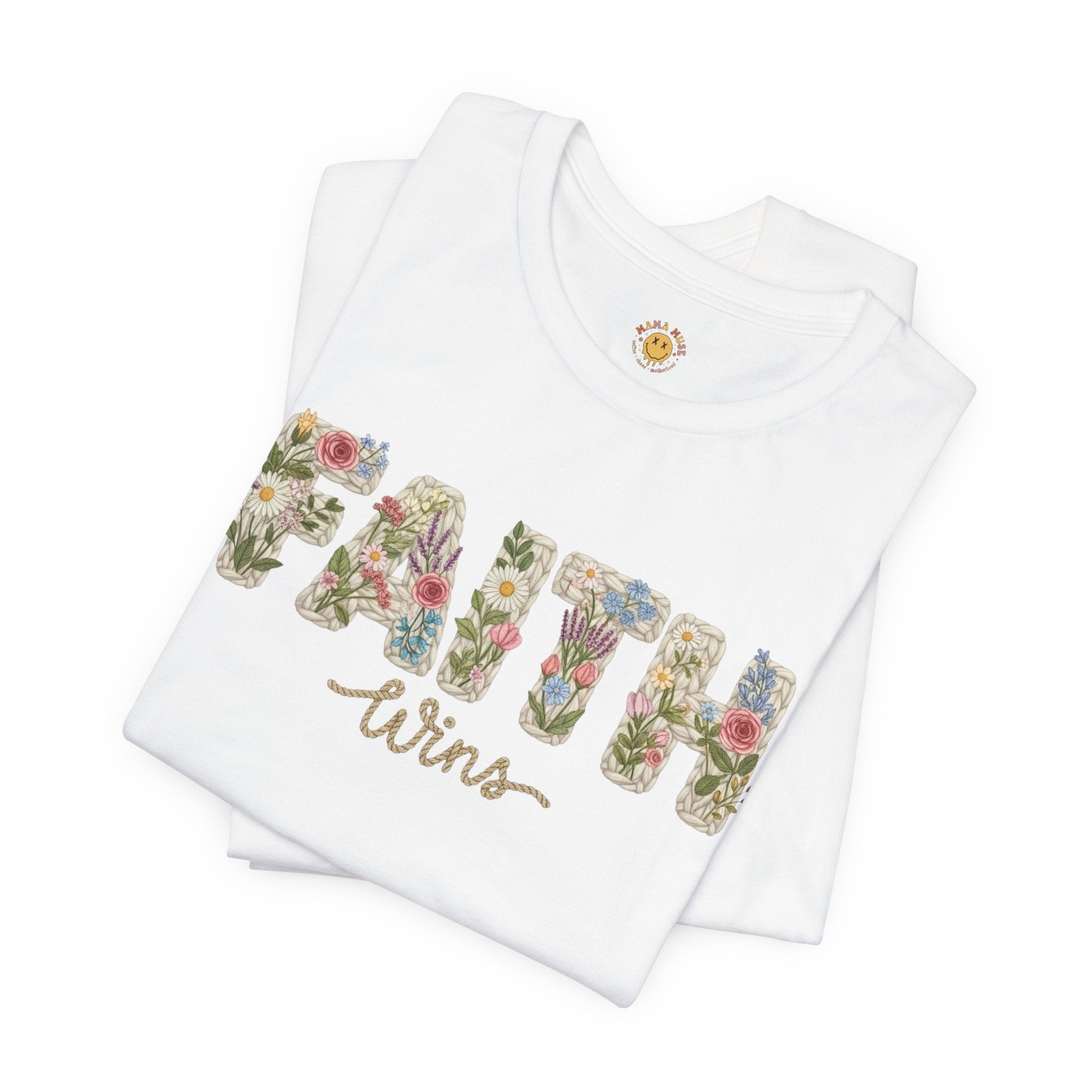 Faith Wins Floral Tee