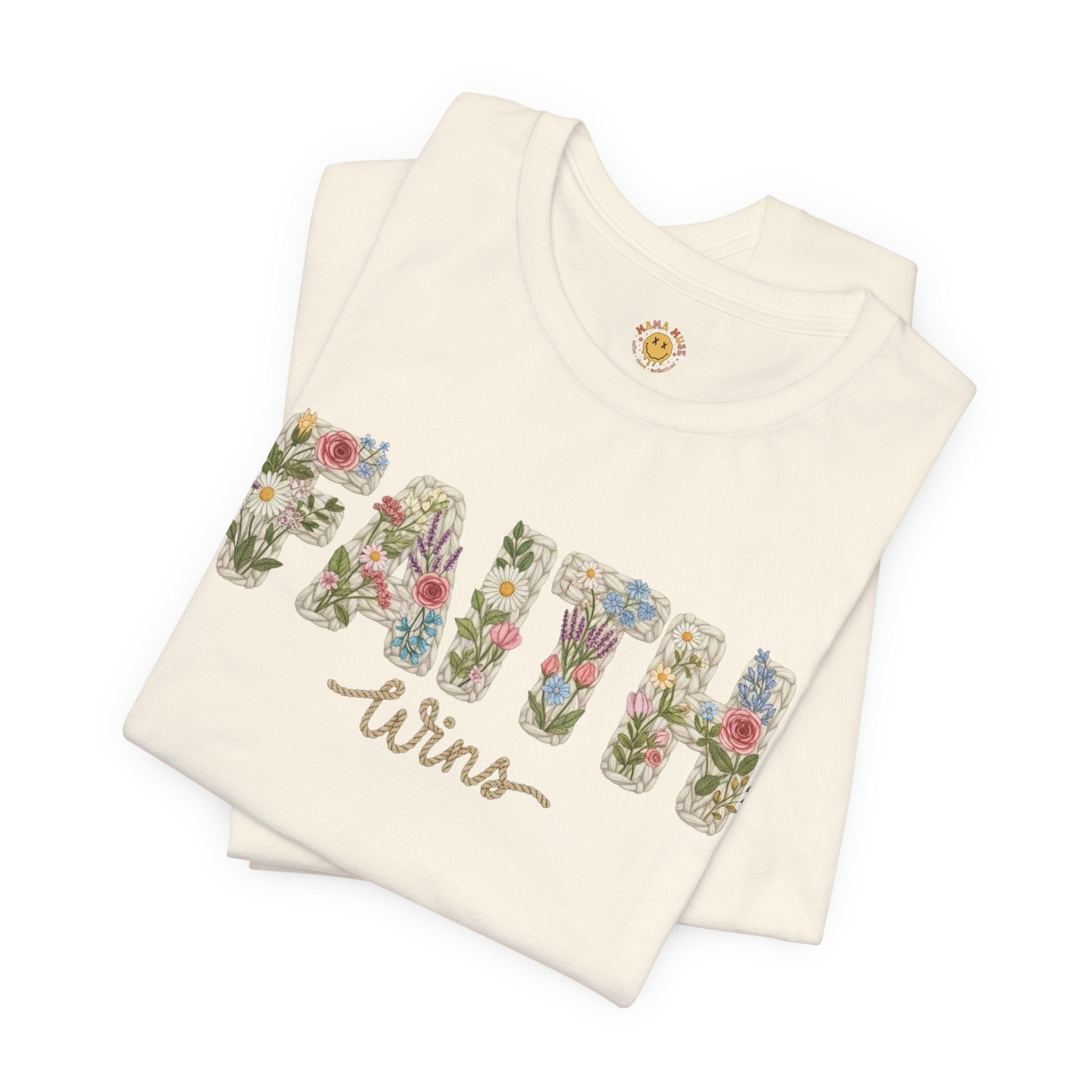 Faith Wins Floral Tee