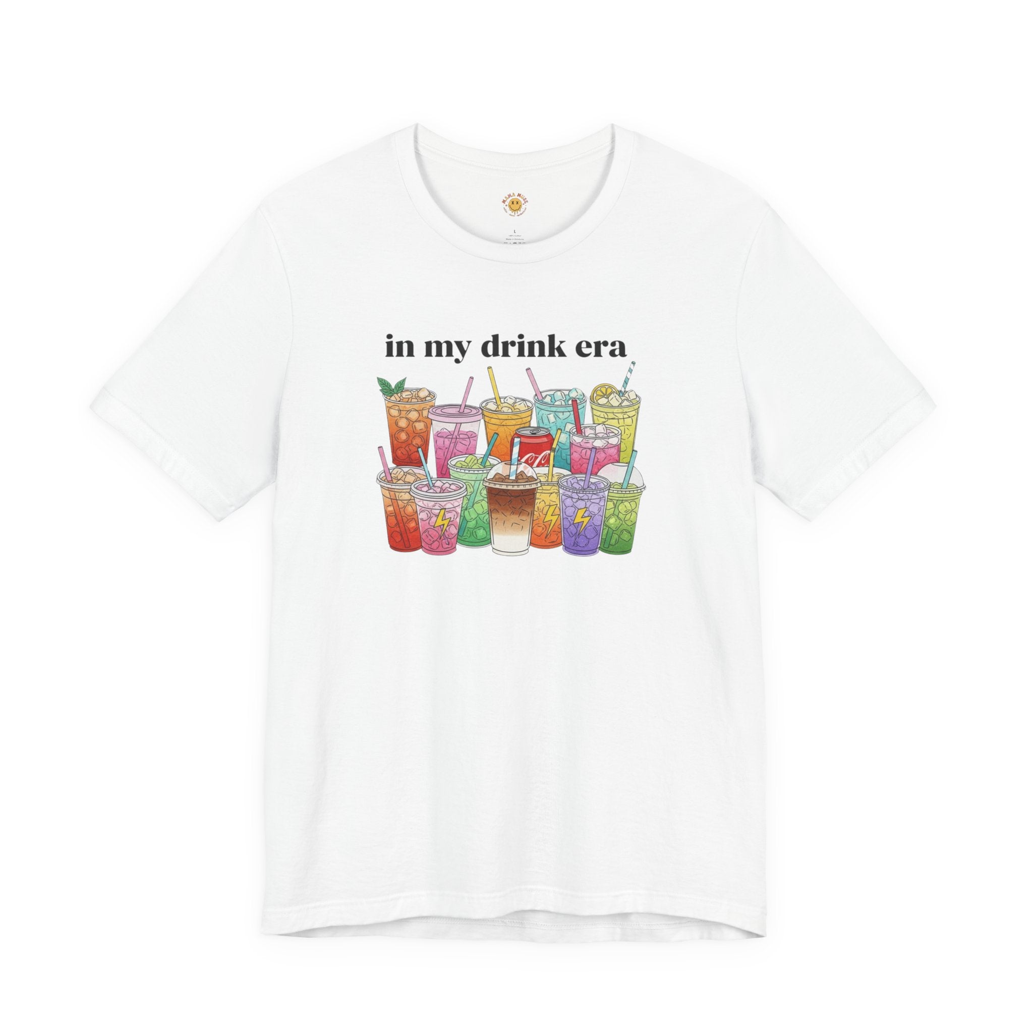 Drink Era T-Shirt — "in my drink era" Colorful Beverage Graphic Tee