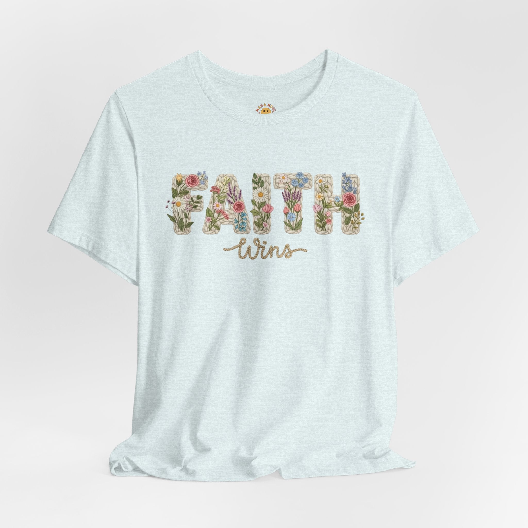 Faith Wins Floral Tee