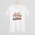 Half Momma Half Coffee Tee — Funny Retro Coffee Mom Women's T-Shirt