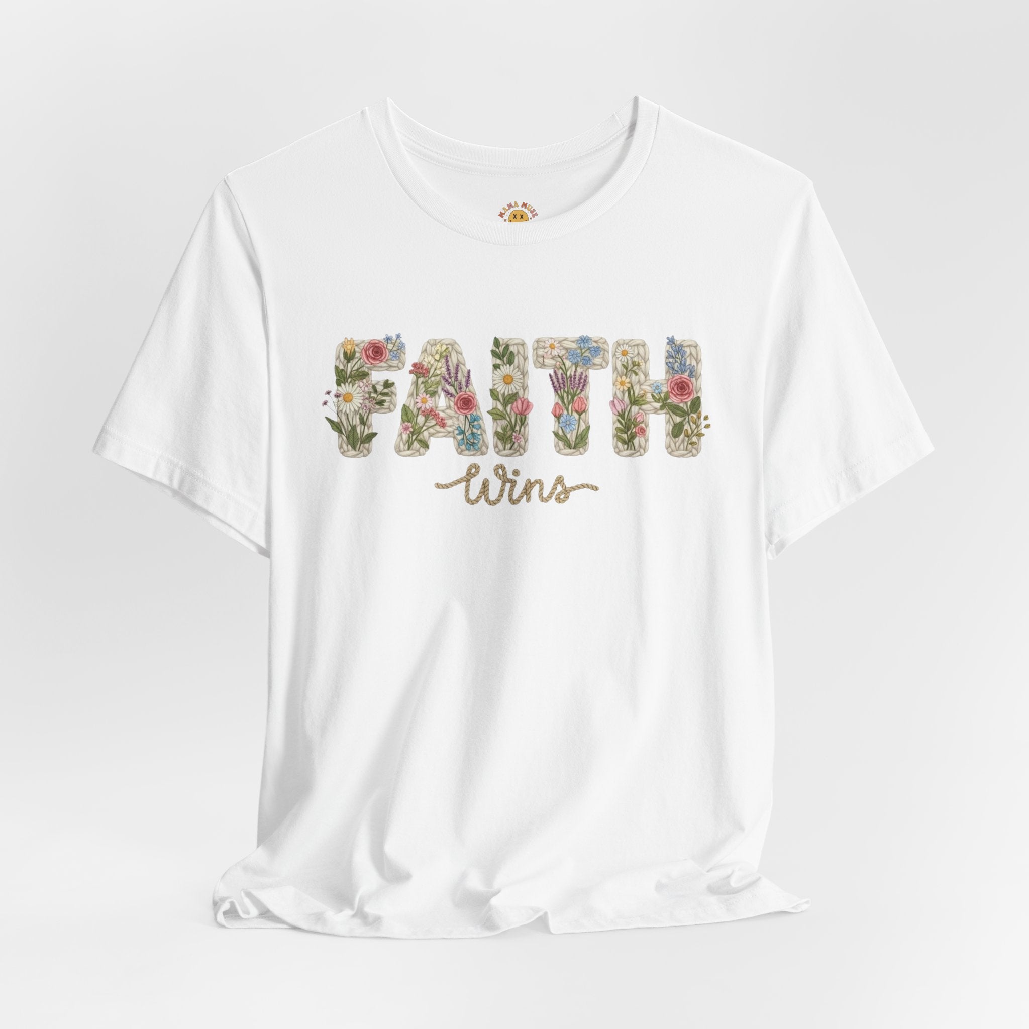Faith Wins Floral Tee