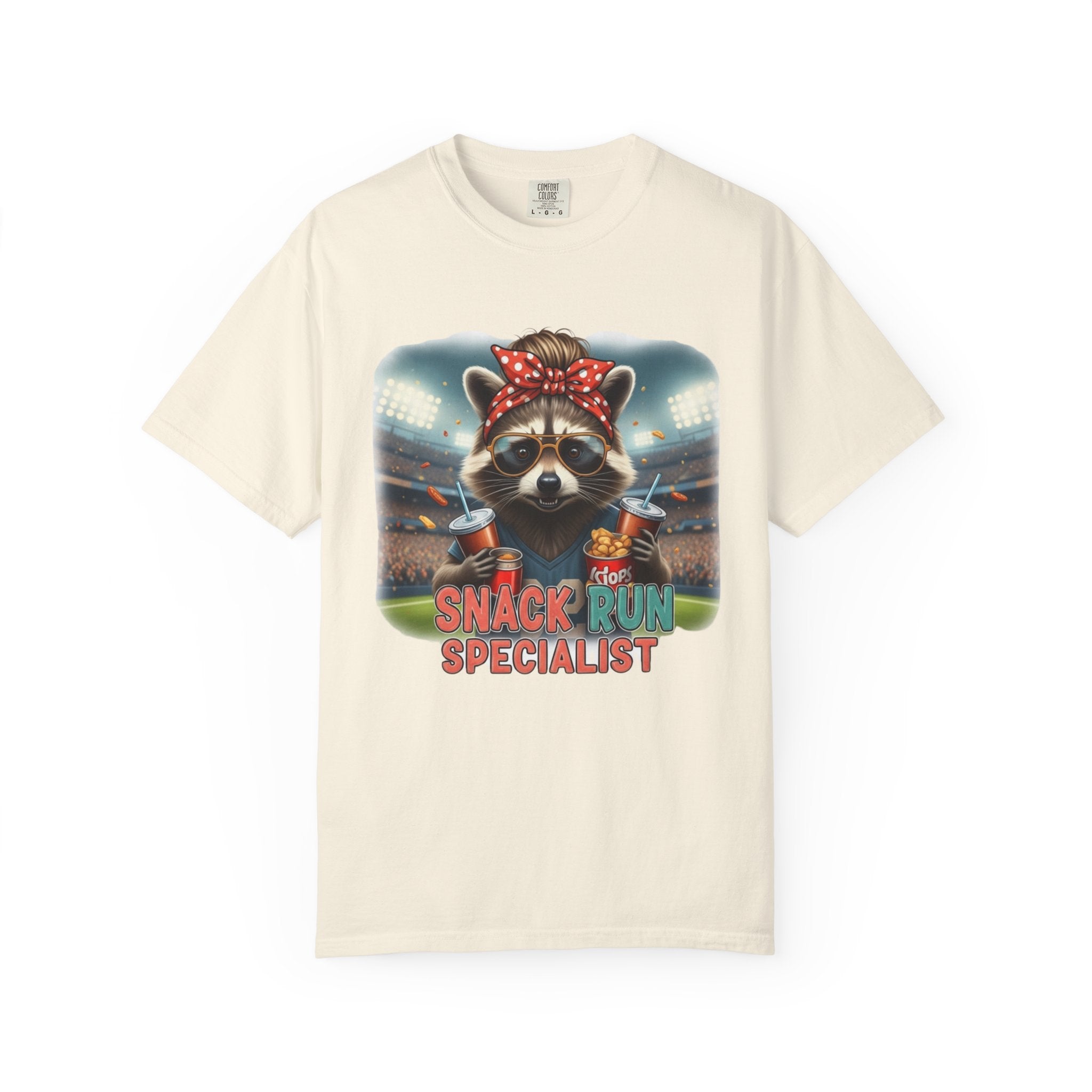 Snack Run Specialist Mom T-Shirt — Baseball Game Graphic Tee