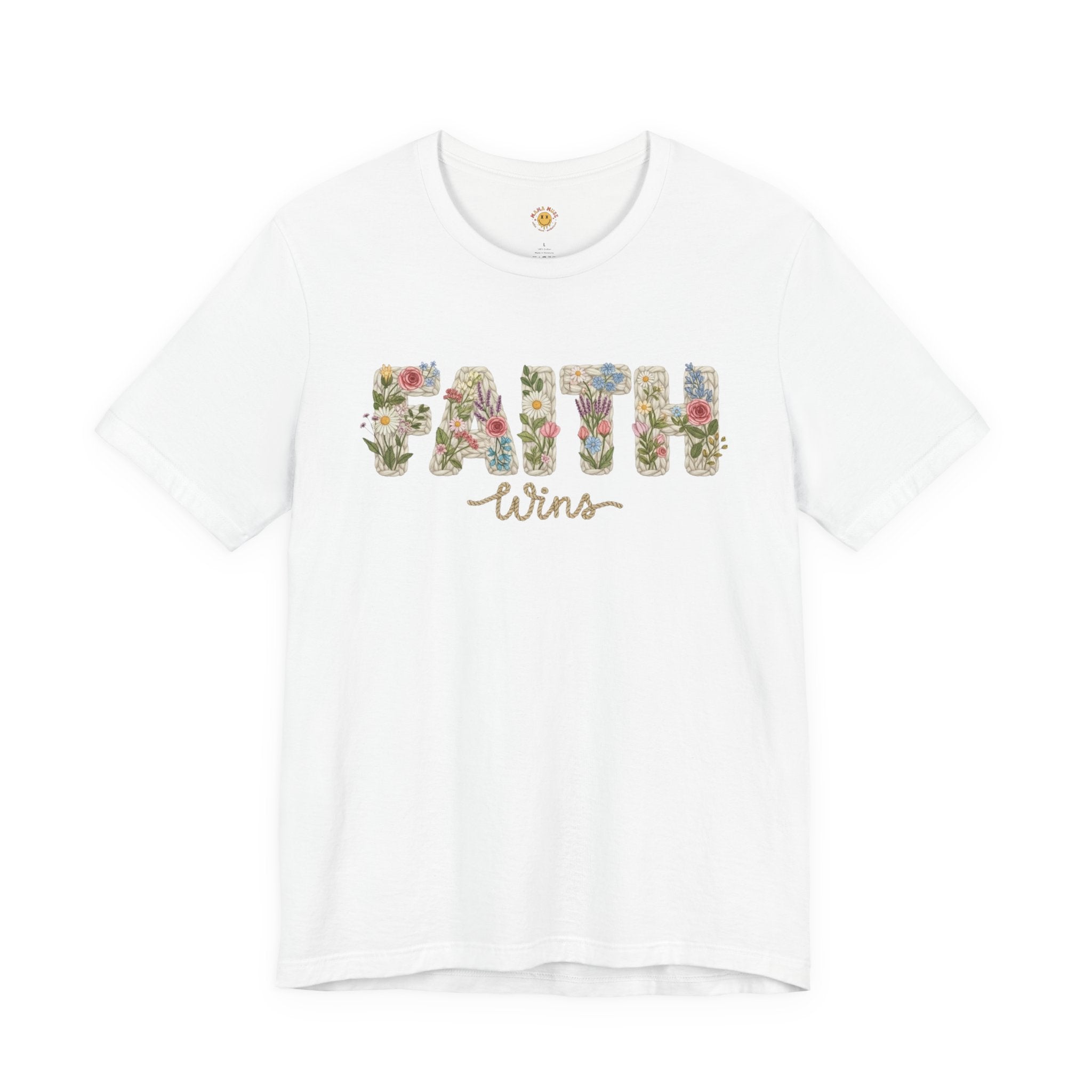 Faith Wins Floral Tee