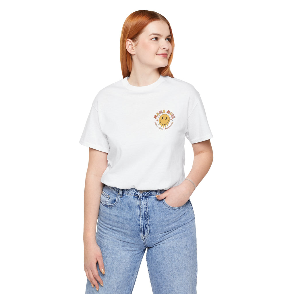 Mom Names Graphic Tee — 'ma mama mom mommy bruh' Minimalist Mother's Day T‑Shirt