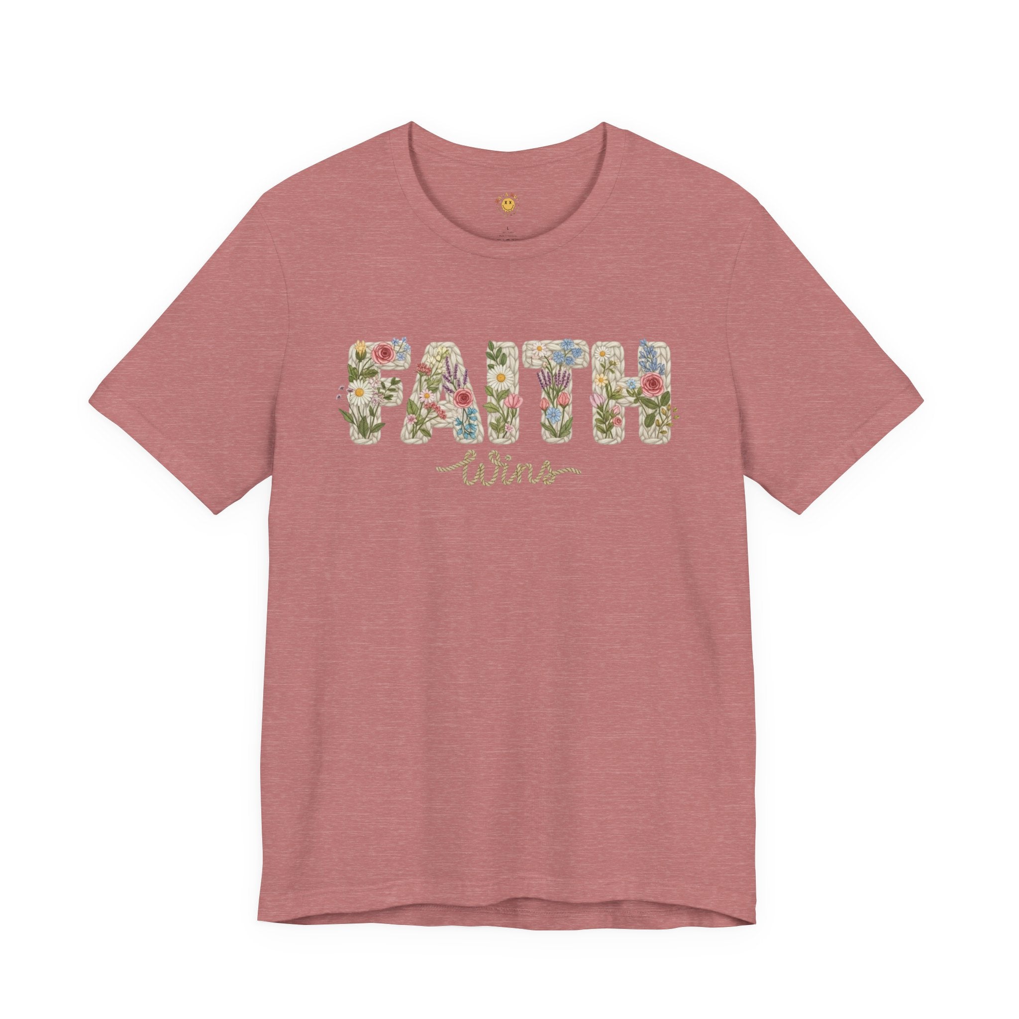 Faith Wins Floral Tee