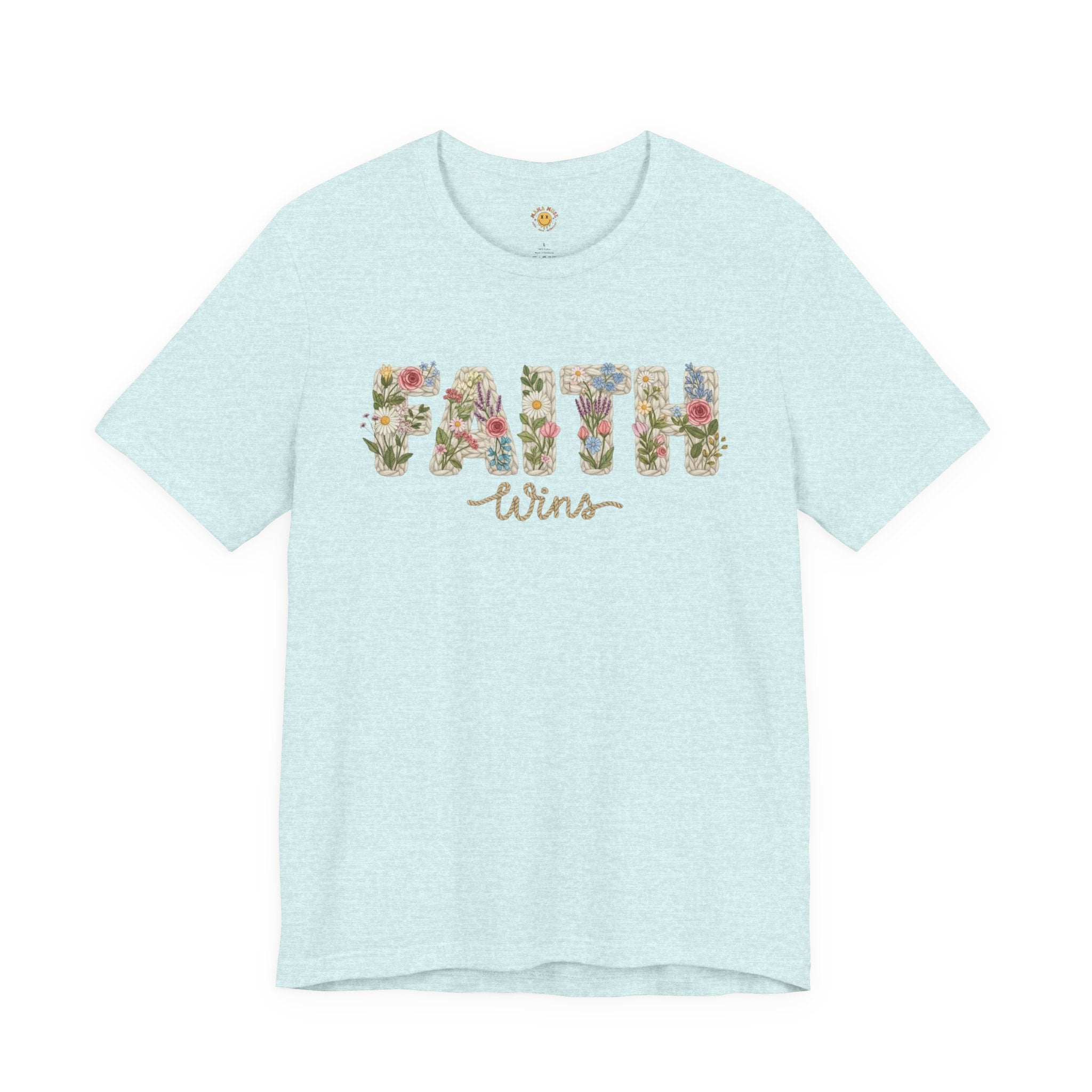 Faith Wins Floral Tee