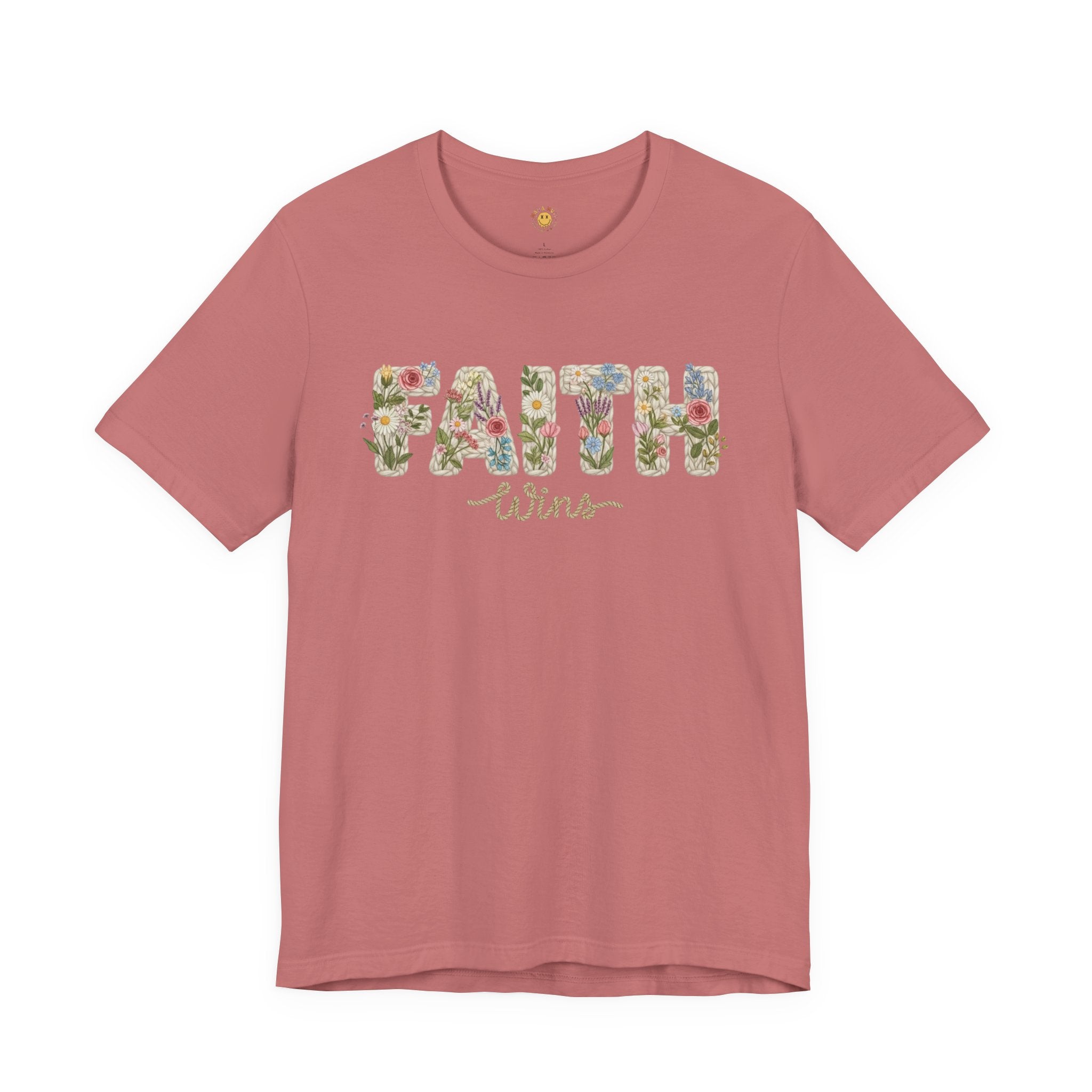 Faith Wins Floral Tee